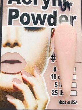 Acrylic Powder Nail Color - Soft Pink 1 pound